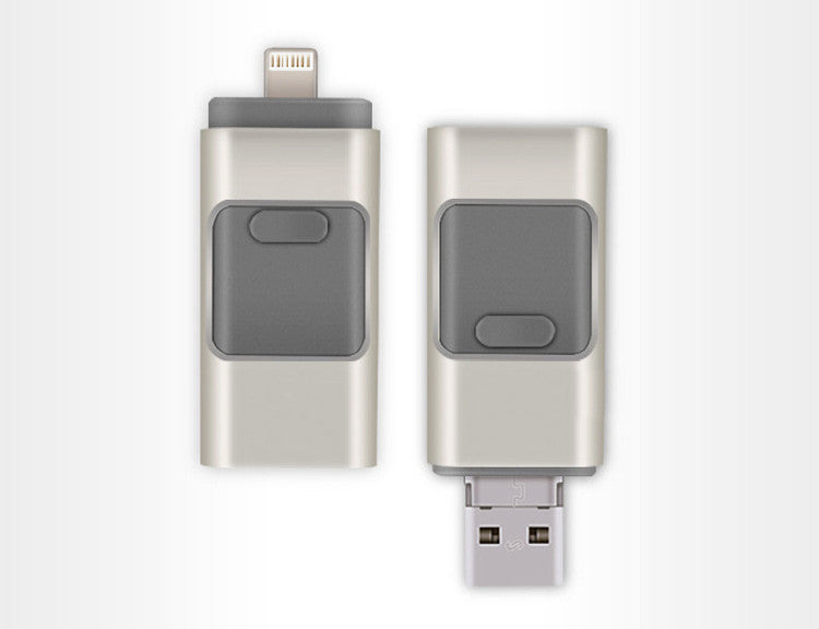 3-in-1 OTG Flash Drive – Portable High-Speed USB 3.0 Memory Stick with Type-C Adapter | Compatible with iPhone, Android, PC, Mac & Tablets
