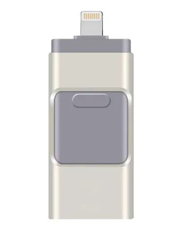 3-in-1 OTG Flash Drive – Portable High-Speed USB 3.0 Memory Stick with Type-C Adapter | Compatible with iPhone, Android, PC, Mac & Tablets