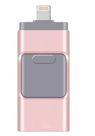 3-in-1 OTG Flash Drive – Portable High-Speed USB 3.0 Memory Stick with Type-C Adapter | Compatible with iPhone, Android, PC, Mac & Tablets