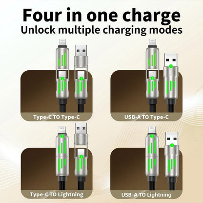 🔥4-in-1 Super Fast 240W Charging Cable