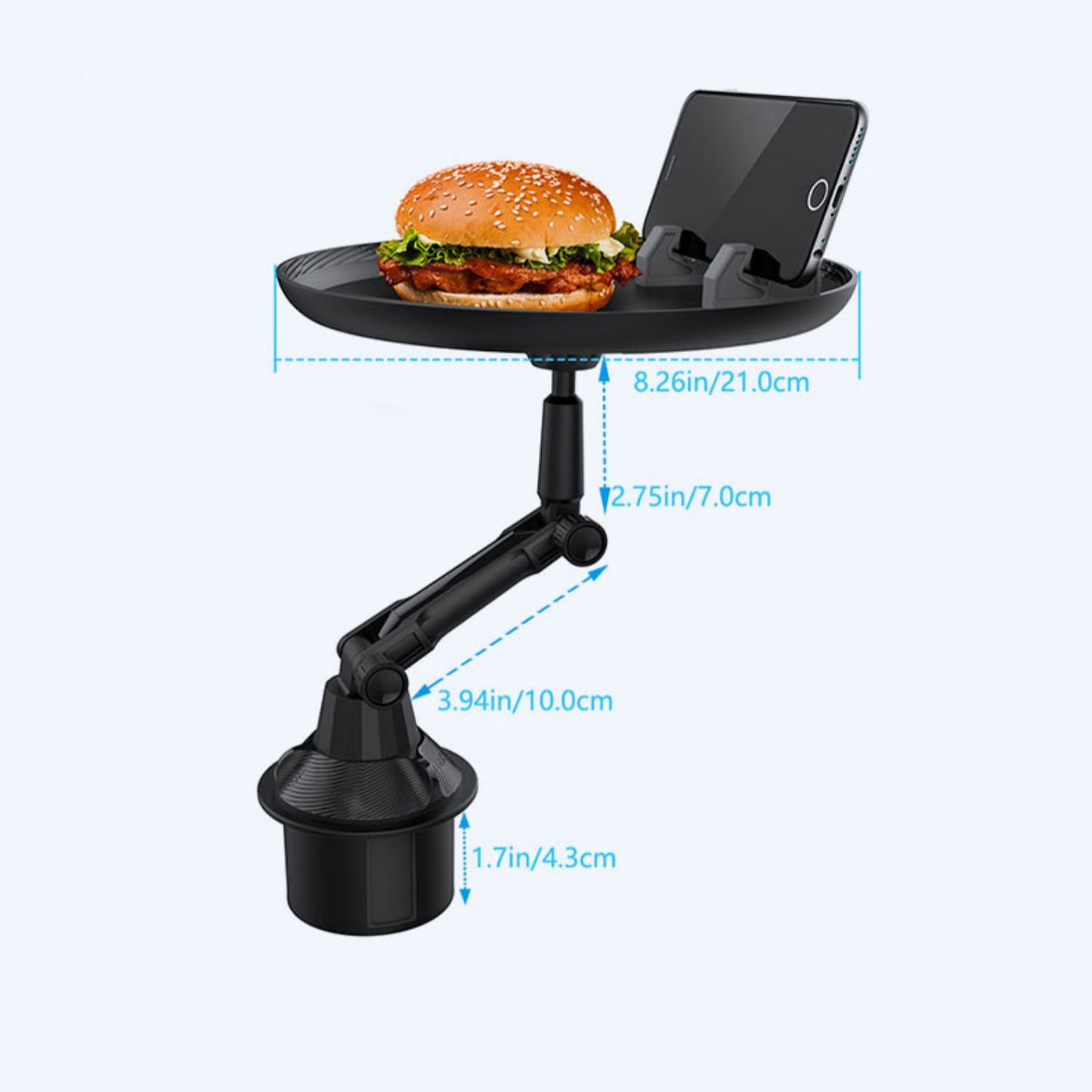 Car Cup Holder Swivel Tray