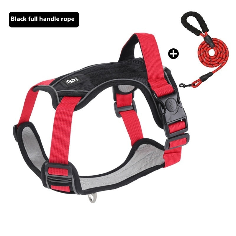 Adjustable Reflective Pet Harness and Leash | LEASHNGO