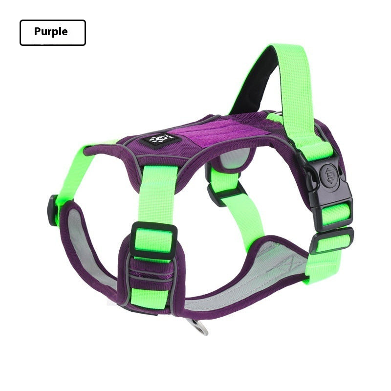 Adjustable Reflective Pet Harness and Leash | LEASHNGO
