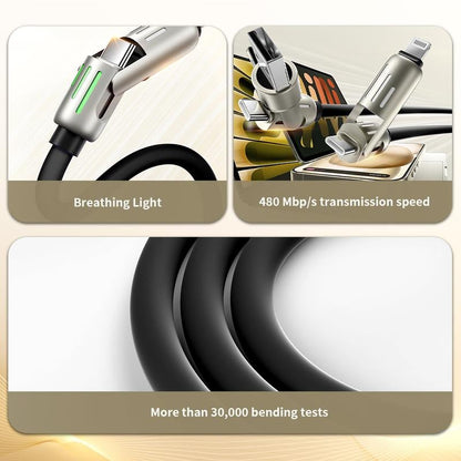 🔥4-in-1 Super Fast 240W Charging Cable